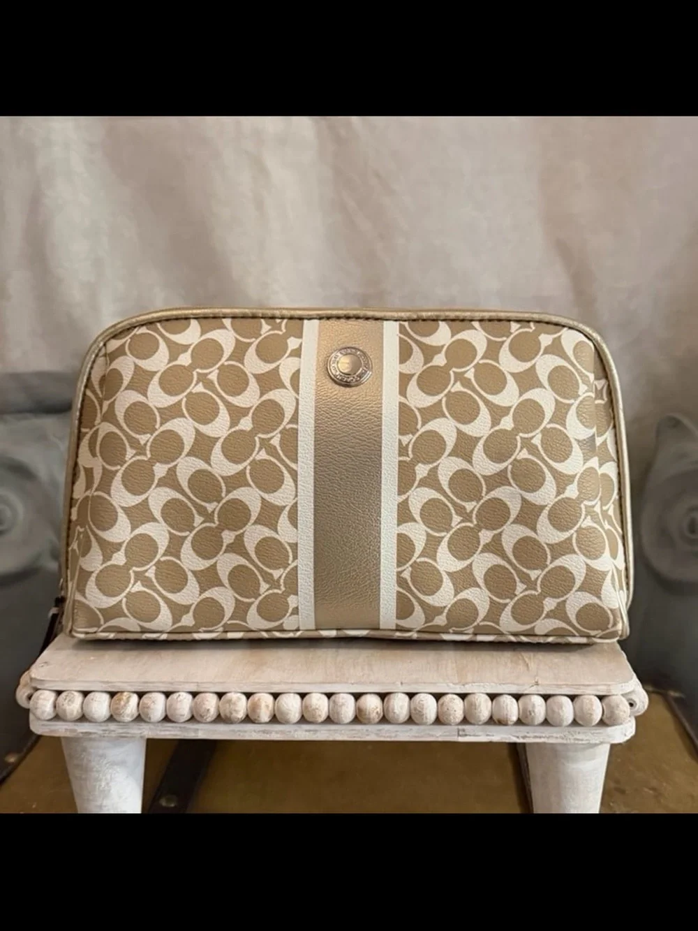 ⚡️⭐️Vintage Coach Makeup Bag